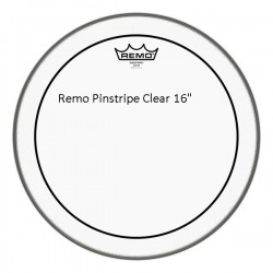 Remo 16" Pinstripe clear