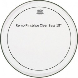 Remo 18" Pinstripe clear...