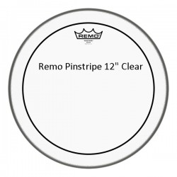 Remo 12" Pinstripe clear